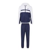 Sergio Tacchini Blå Huva Jogging Set Zelma Blue, Herr