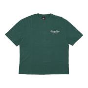 Tommy Hilfiger Oversized Luxe Tee Court Green T-Shirt Green, Herr