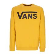 Vans Klassisk Crew II Sweatshirt Gyllene Gul Yellow, Herr