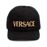 Versace Snygg Hatt för Modemedvetna Black, Herr