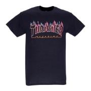 Thrasher Neonflamma Herr T-shirt Svart Black, Unisex