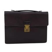 Louis Vuitton Vintage Pre-owned Laeder portfljer Brown, Dam