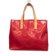 Louis Vuitton Vintage Pre-owned Canvas axelremsvskor Red, Dam