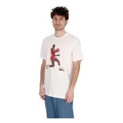 Jordan Pointillism Grafik Tee Vit/Svart White, Herr