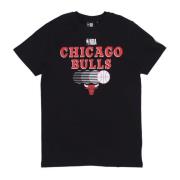 New Era Chicago Bulls NBA Grafisk Tee Svart Black, Herr