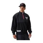 New Era Svart Bulls Eastwest Coast Quarter-Zip Sweatshirt Black, Herr