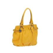 Celine Vintage Pre-owned Shoulder Bag Yellow, Dam