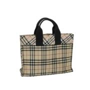 Burberry Vintage Pre-owned Nylon handvskor Beige, Dam