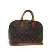 Louis Vuitton Vintage Pre-owned Canvas handvskor Brown, Dam