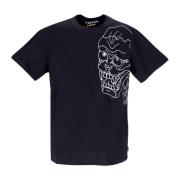 Iuter Skull Tee Svart/grå Kortärmad T-shirt Black, Herr