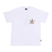 Propaganda Vit Crew Neck Tee med Logo White, Herr