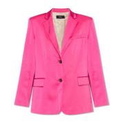 Theory Satin Blazer Pink, Dam