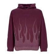 Vision OF Super Flames Hoodie Grape Wine Herr Brown, Herr