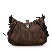 Louis Vuitton Vintage Pre-owned Laeder handvskor Brown, Dam