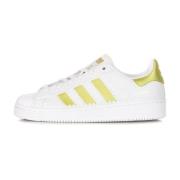 Adidas Crystal White Sneaker med Metallic Detaljer White, Dam