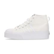 Adidas Platform Mid Hög Sneaker Vit White, Dam