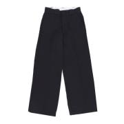 Dickies Strukturerade Svarta Långbyxor Black, Dam