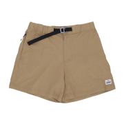 Element Ripstop Elastisk Midja Walkshorts med Fickor Beige, Herr