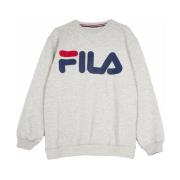 Fila Klassiskt Logo Crewneck Sweatshirt Ljusgrå Gray, Herr