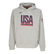 Nike USA Basketball Lättvikts Hoodie Gray, Herr