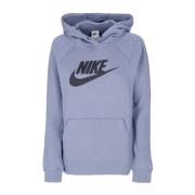 Nike Essential Hoodie Askgrå/Svart Blue, Dam