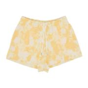 Nike Wave Dye Shorts Dam Sportkläder Yellow, Dam