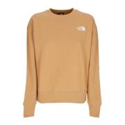 The North Face Essential Crewneck Sweatshirt Mandel Smör Beige, Dam