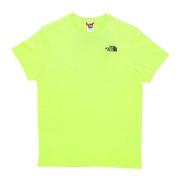 The North Face Gul/svart Redbox Tee Led Herr T-shirt Yellow, Herr