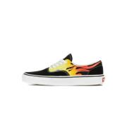 Vans Flame Print Låg Sneaker Multicolor, Herr