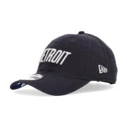 New Era Detroit Tigers Böjd Skärmkeps Black, Unisex