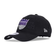 New Era Sacramento Kings Böjd Skärmkeps Black, Unisex