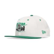 New Era Boston Celtics Flat Skärm Keps Vit White, Unisex