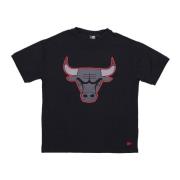 New Era Chicago Bulls Mesh Tee Svart/Röd Black, Herr