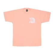 Obey Klassisk Tee med Silkscreen Print Pink, Herr