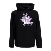 Obey Kärlek Basic Hooded Fleece Damhoodie Black, Dam