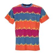 Obey Ficka Tee Jacquard Daylight Blue Multi Multicolor, Herr