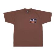 Obey Klassisk Box Tee Sepia T-shirt Brown, Herr