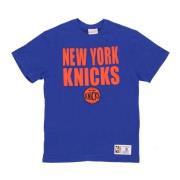 Mitchell & Ness New York Knicks NBA Tee Blue, Herr