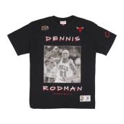 Mitchell & Ness Vintage NBA Rodman Tee Svart Black, Herr