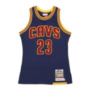 Mitchell & Ness LeBron James Basketball Tank Top Blue, Herr