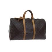 Louis Vuitton Vintage Pre-owned Canvas louis-vuitton-vskor Brown, Dam