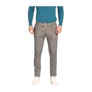 Mason's City String Chino Byxor med Resca Mönster Gray, Herr