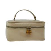 Gucci Vintage Pre-owned Canvas gucci-vskor Beige, Dam