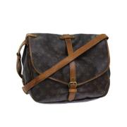 Louis Vuitton Vintage Pre-owned Canvas louis-vuitton-vskor Brown, Dam