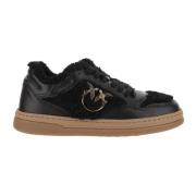 Pinko Stiliga Sneakers för Vardagsbruk Black, Dam