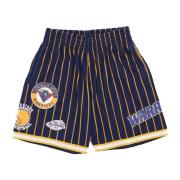 Mitchell & Ness NBA Hemstad Mesh Basketboll Shorts Blue, Herr