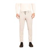 Mason's Slim Fit Houndstooth Chino Jogger Byxor Gray, Herr