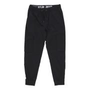 Alpha Industries Nylon Cargo Jogger Pants Black, Herr