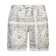 Eleventy Paisley Beach Shorts Multicolor, Herr