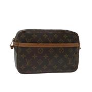 Louis Vuitton Vintage Pre-owned Canvas louis-vuitton-vskor Brown, Dam